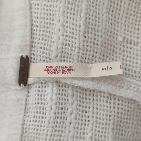 Free People White Easy Weekend Skirt Set Size Small - Picture 14 of 16